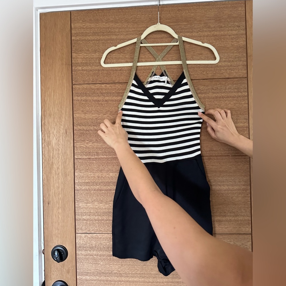 Sandro one piece jumper (shorts and strappy tank)